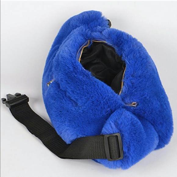 Awesome faux fur fanny pack hip belt bag - Picture 2 of 6